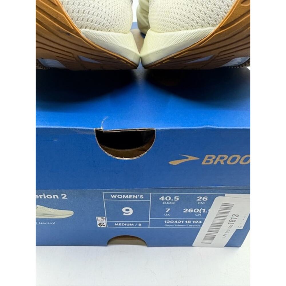 Brooks Hyperion 2 Athletic Shoes Lace-Up Low Top Onyx/Coconut Womens Size 9 - Picture 6 of 11